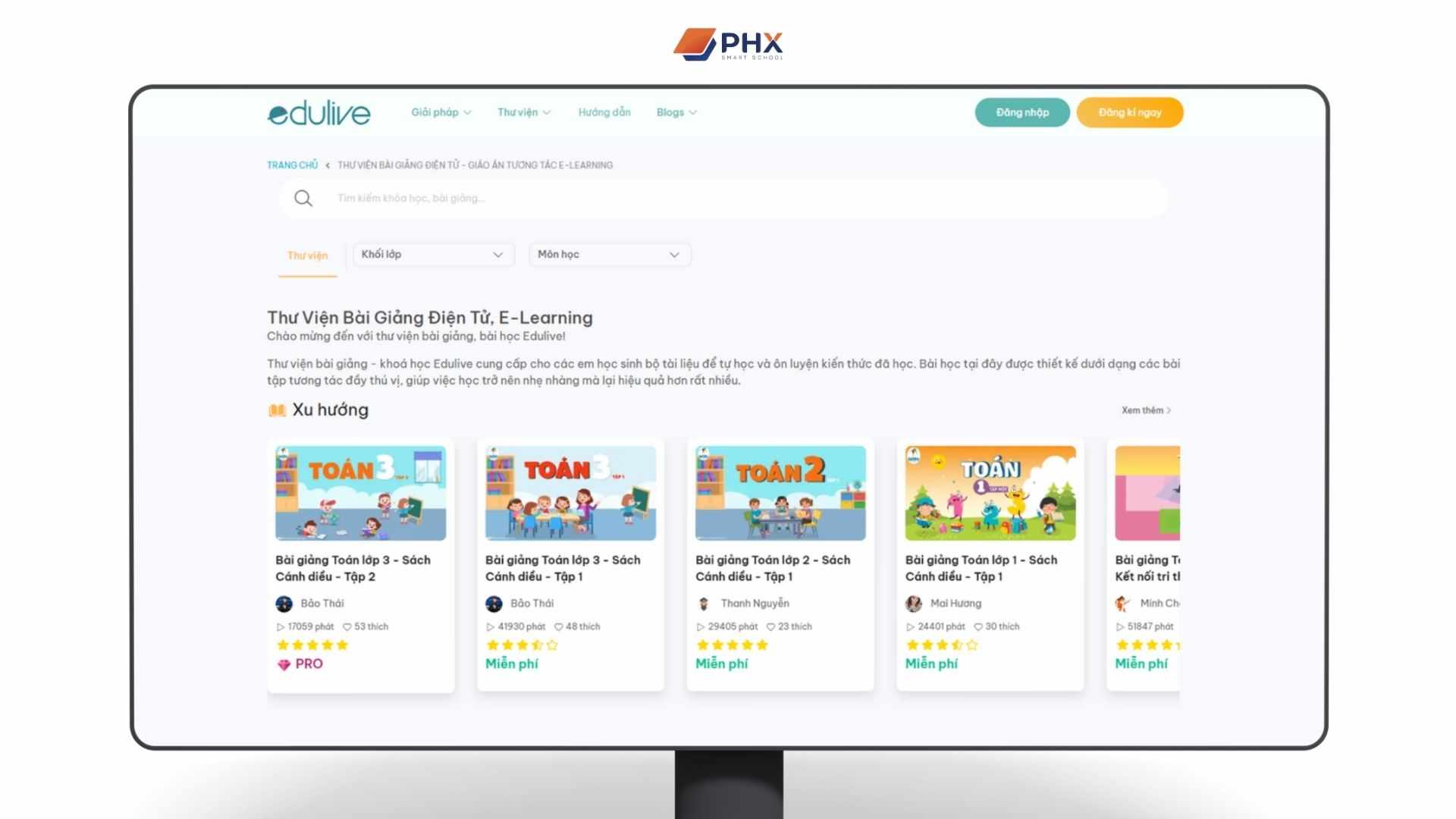 Kho bài giảng điện tử E-Learning