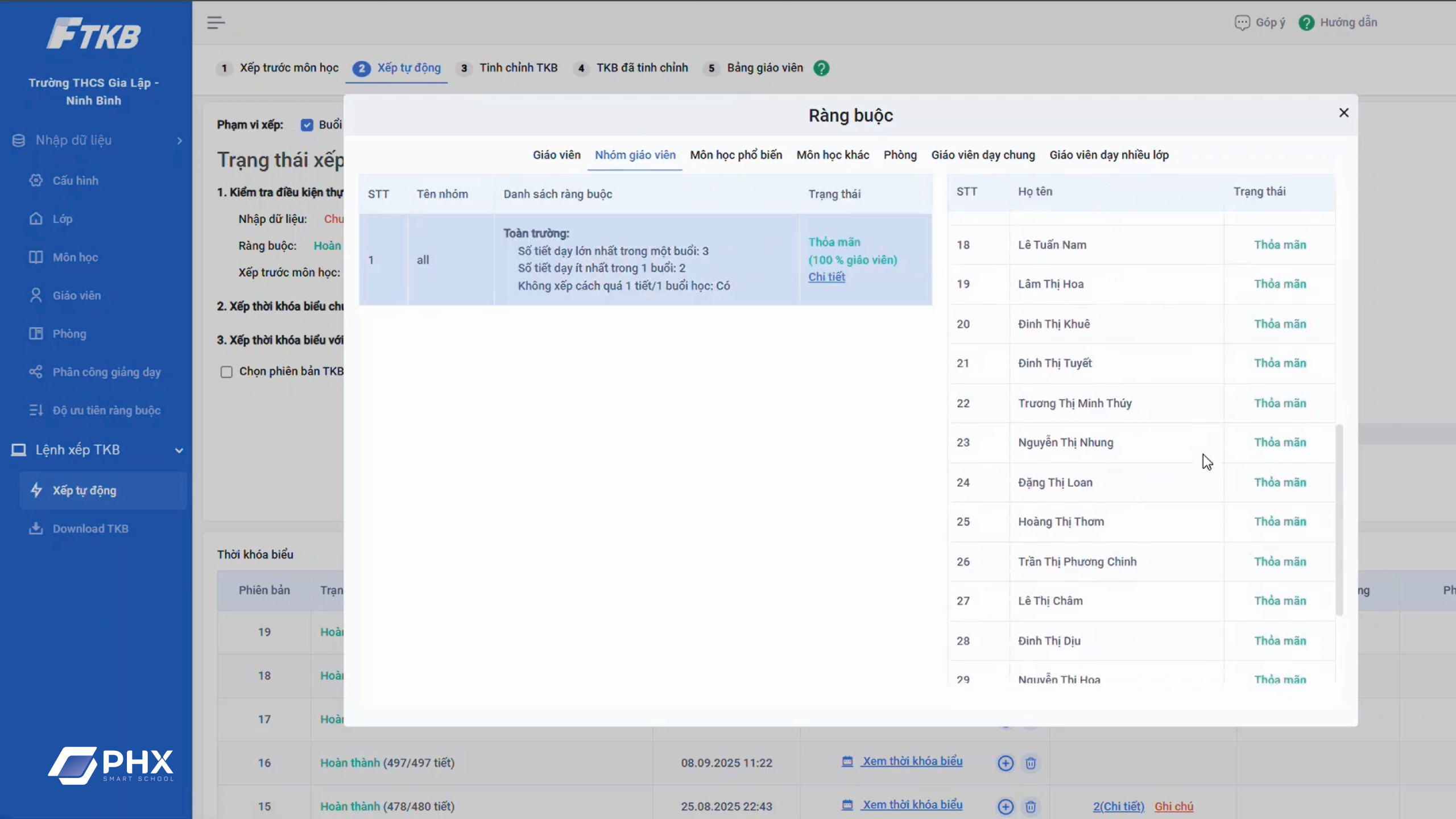 Thời khóa biểu online